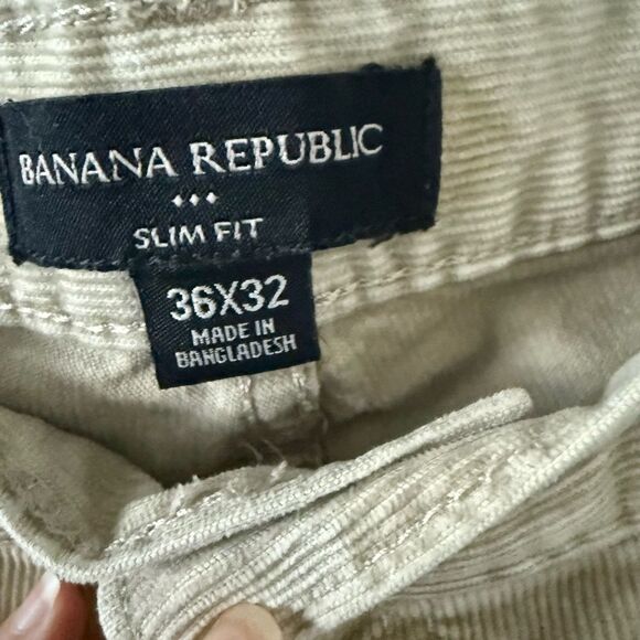 Banana Republic Corduroy Men's Pants in Light Tan - Size 36x32 - Picture 4 of 5